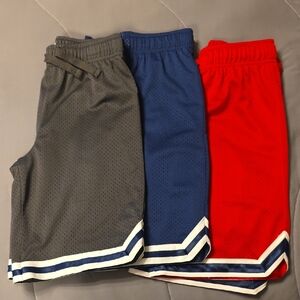 OshKosh B'gosh Kids Mesh Shorts - Charcoal, Navy, Scarlet